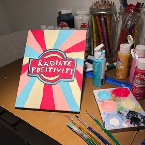 Positive Quote Painting